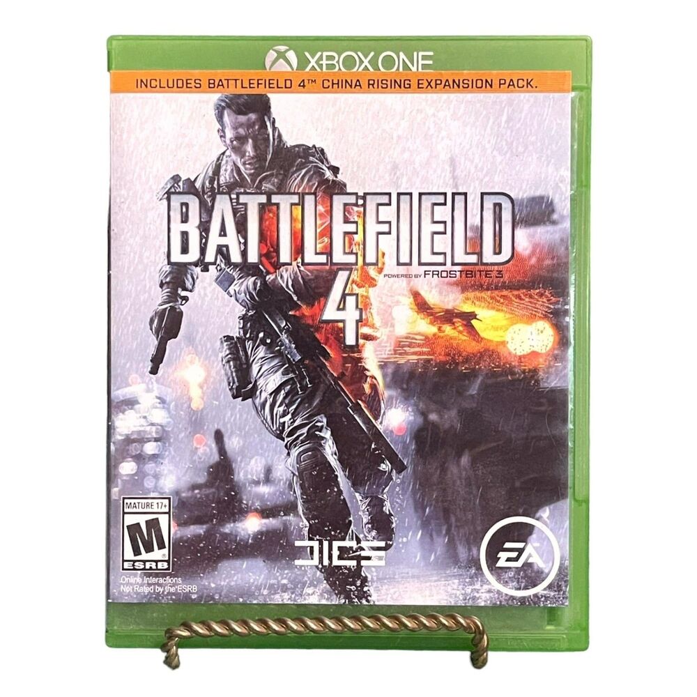 Battlefield 4 (Microsoft XBOX ONE) TESTED Complete Case Disc Video Game